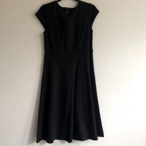 NWT Ann Taylor Black Midi Dress